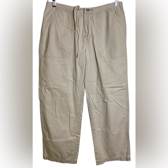 VINTAGE ABERCROMBIE & FITCH BEIGE CARGO PANTS - Picture 1 of 10